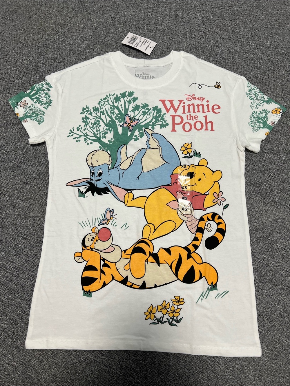 Hybrid Apparel White Winnie the Pooh & Friends Graphic Tee